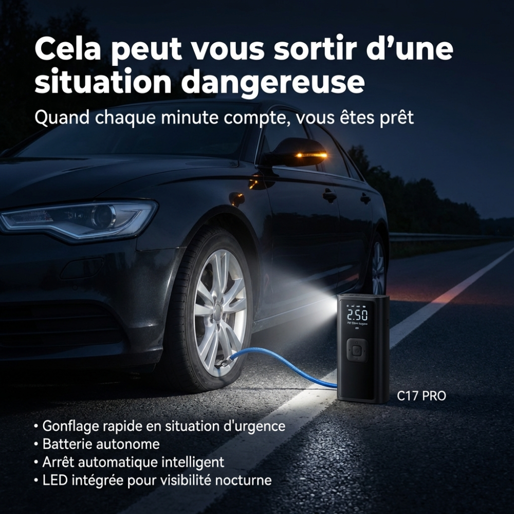 Compresseur d’Air Professionnel et Intelligent Sans Fil