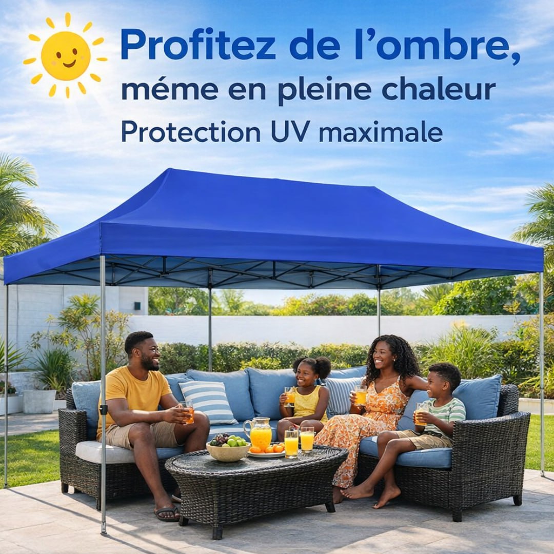 Promo Bâche Tente 3m x 3m pour 24H
